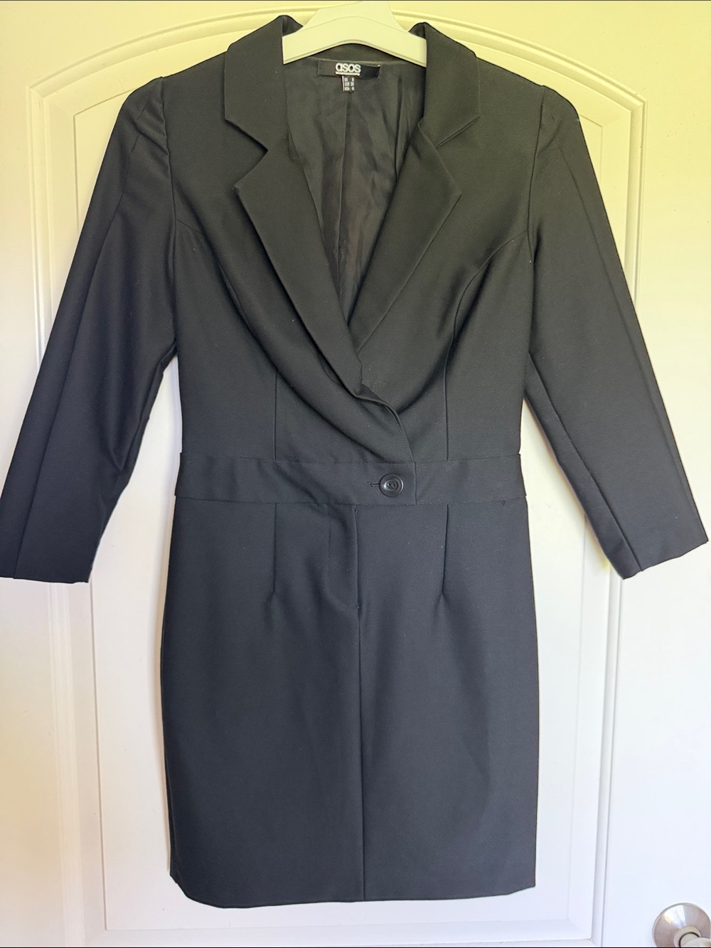 ASOS Black Tailored Blazer Dress